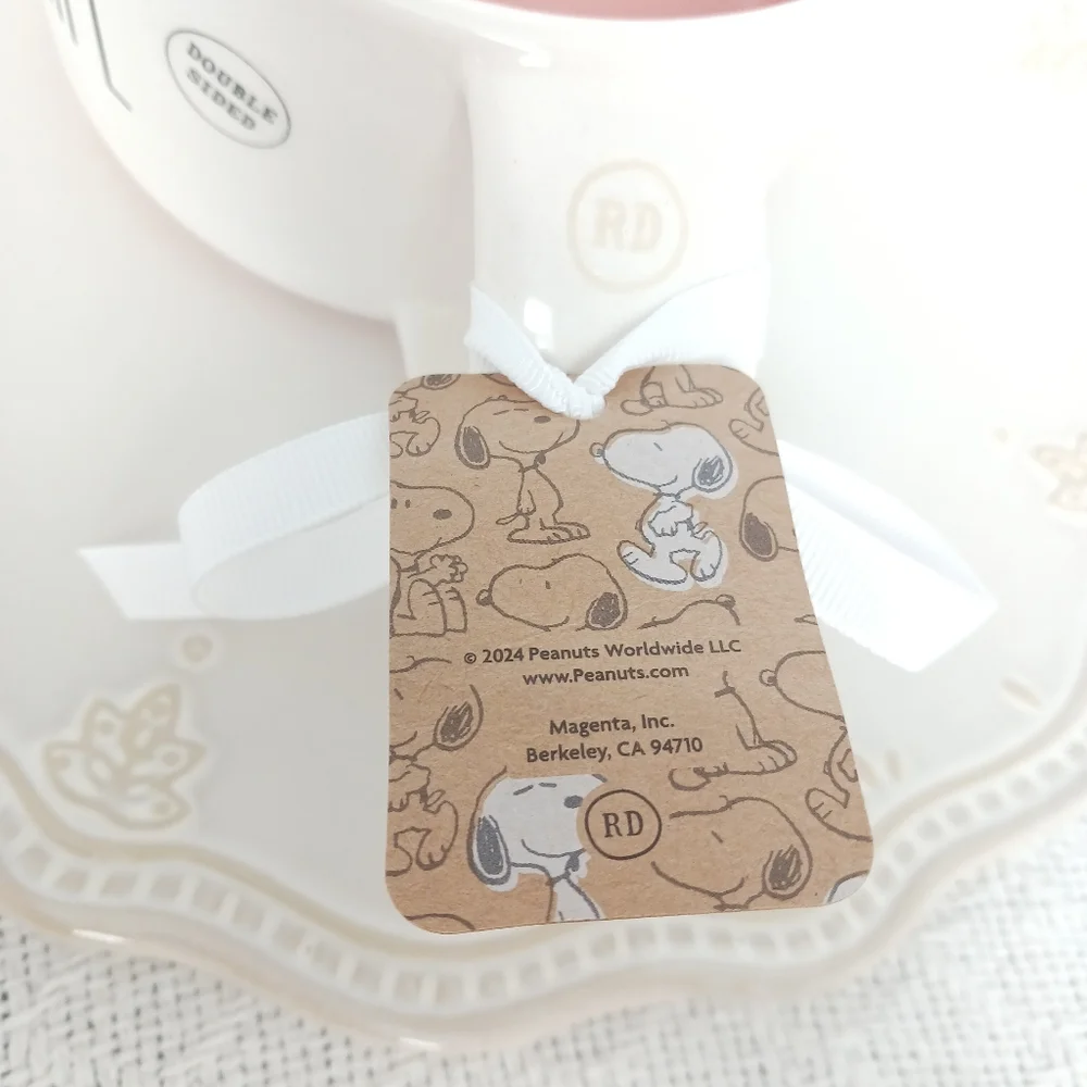 Rae Dunn × Peanuts Puppy Life Ceramic Dog Dish Bowl Mug